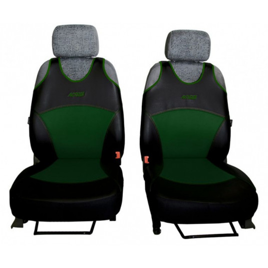 Автомобилни тениски Active Sport Leather зелени (Кожа)