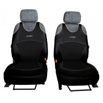 Автомобилни калъфи Active Sport Leather черни (Кожа)