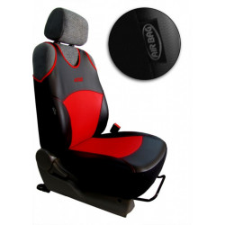 Автомобилни калъфи Active Sport Leather черни (Кожа)