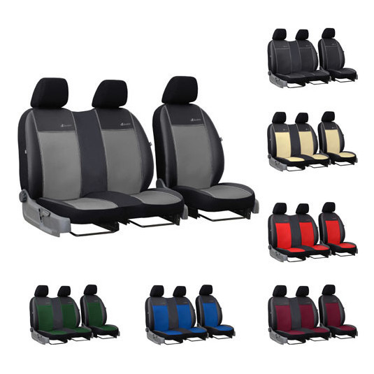 Калъфи за CITROËN JUMPY 2+1 III (от 2017) Exclusive Leather (кожа)