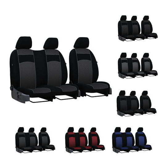 Авточехли за OPEL MOVANO 2+1 III (от 2010) VIP-B3 (текстил)