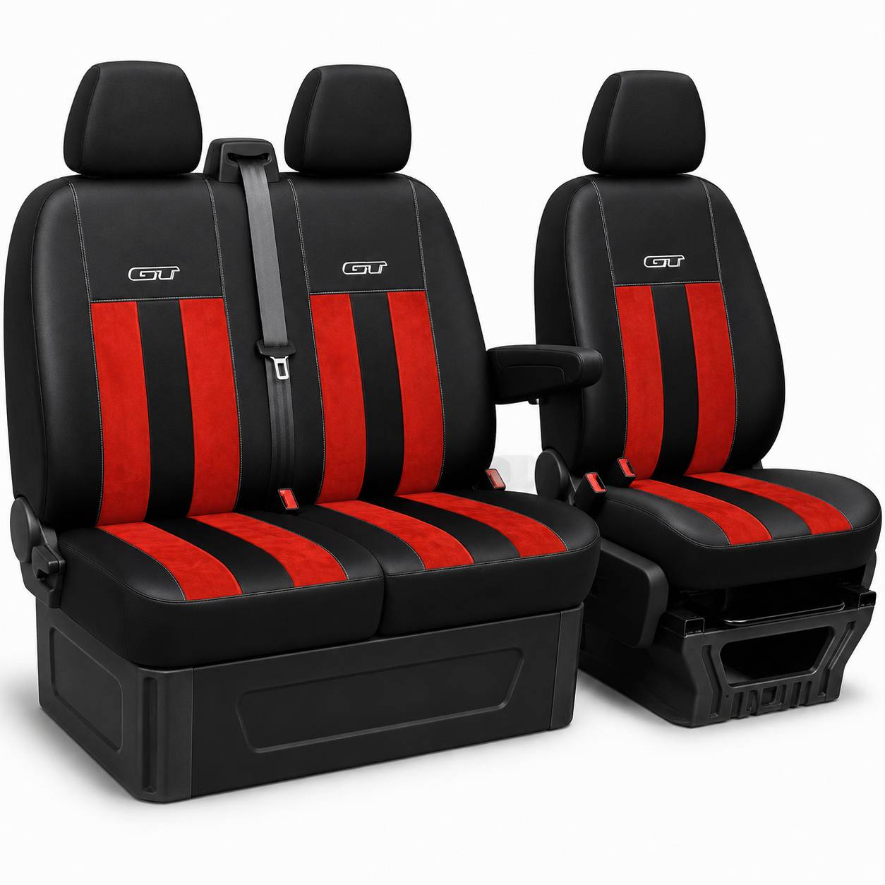 Калъфи за седалки CITROËN Jumpy GT тухлено червен