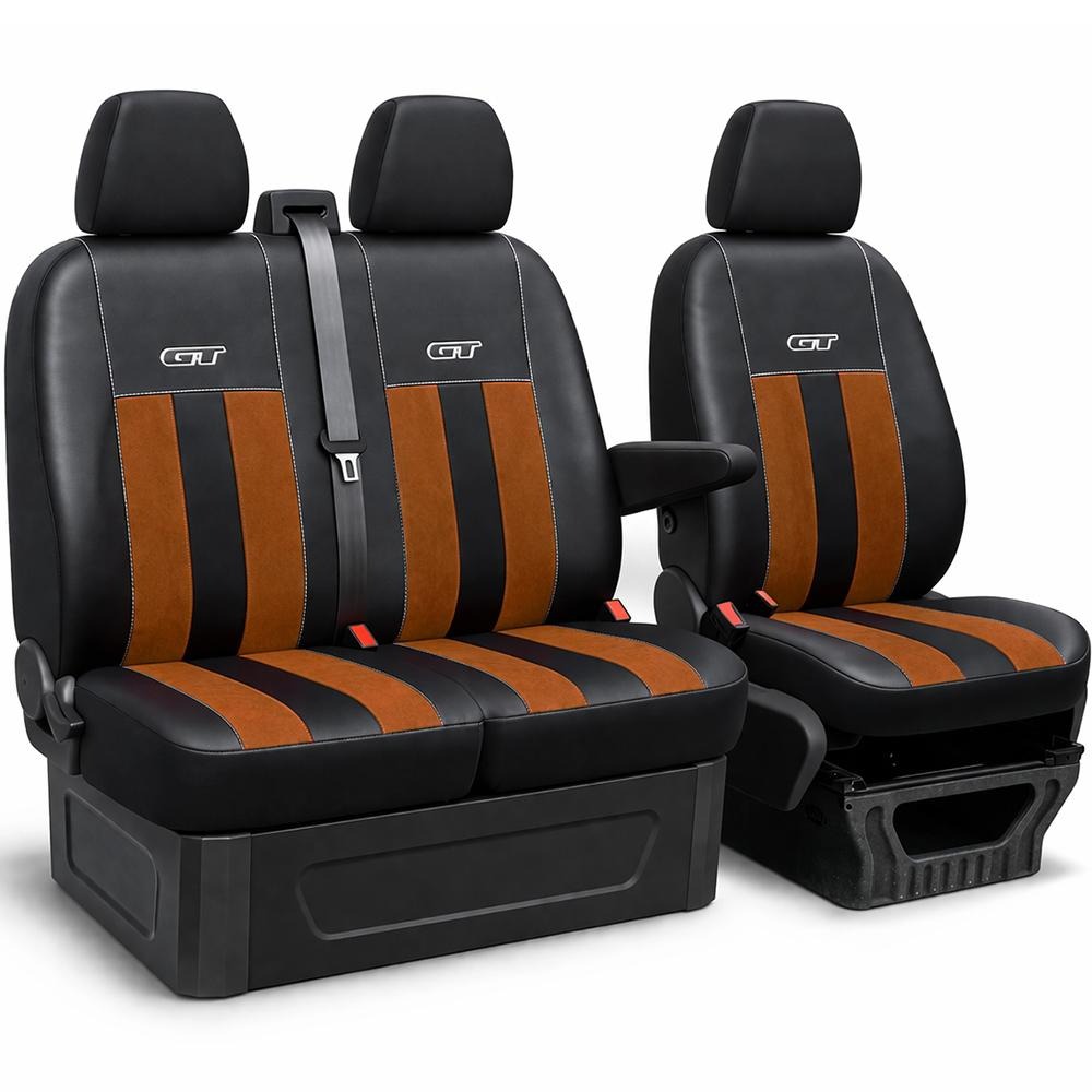 Калъфи за седалки CITROËN Jumpy GT кафяв