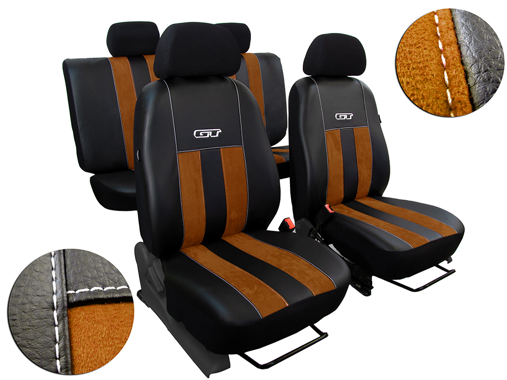 Калъфи за седалки Audi A4 GT кафяв