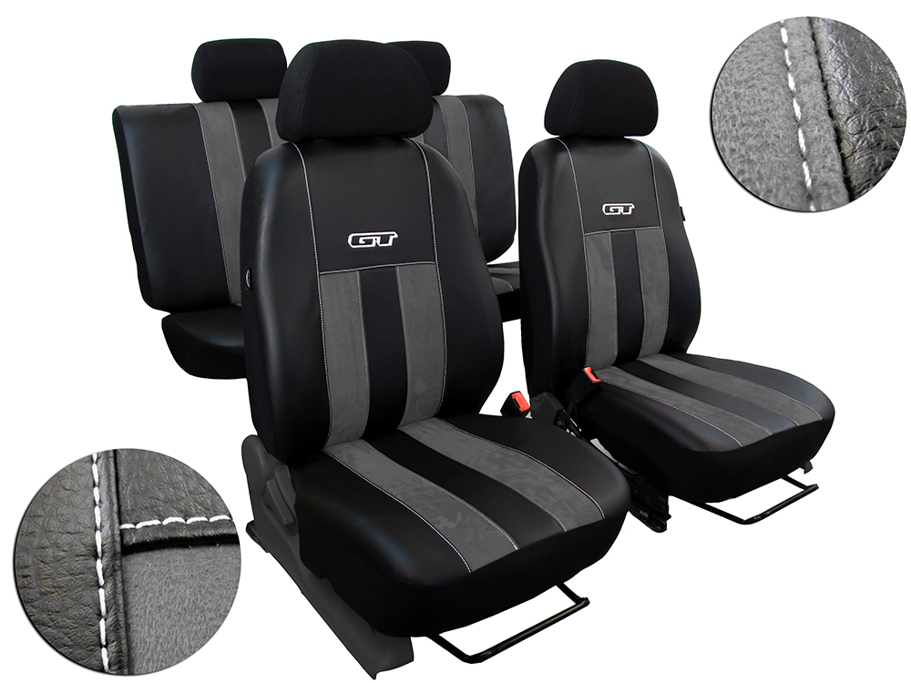 Калъфи за седалки Audi A4 GT тъмно сив