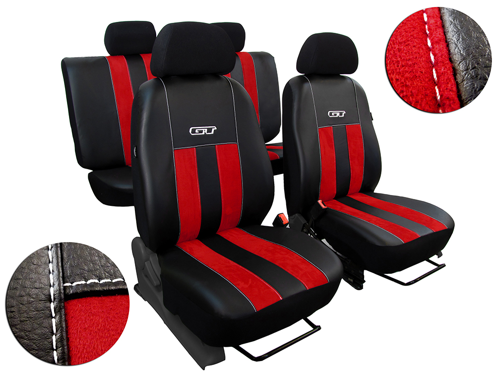 Калъфи за седалки Audi A4 GT червен