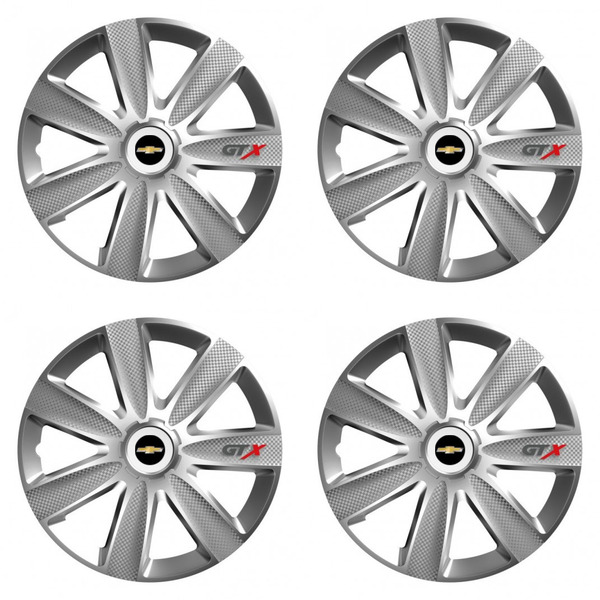 тасове за Chevrolet 15 GTX CARBON silver