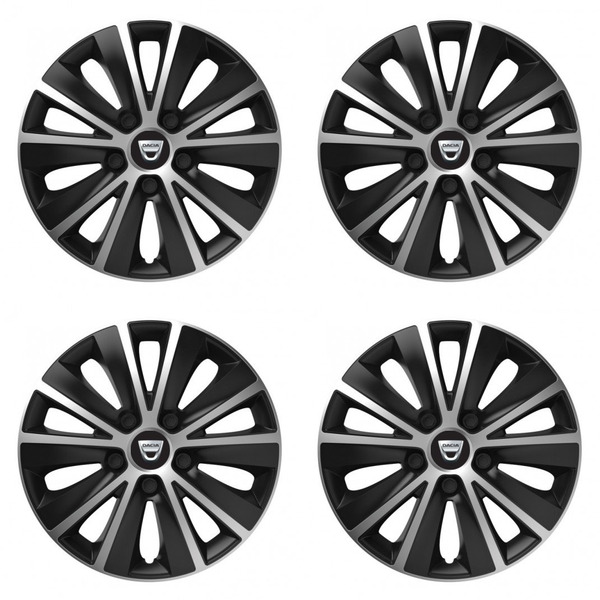 тасове за Dacia (по-старо лого) 16 RAPIDE silver and black