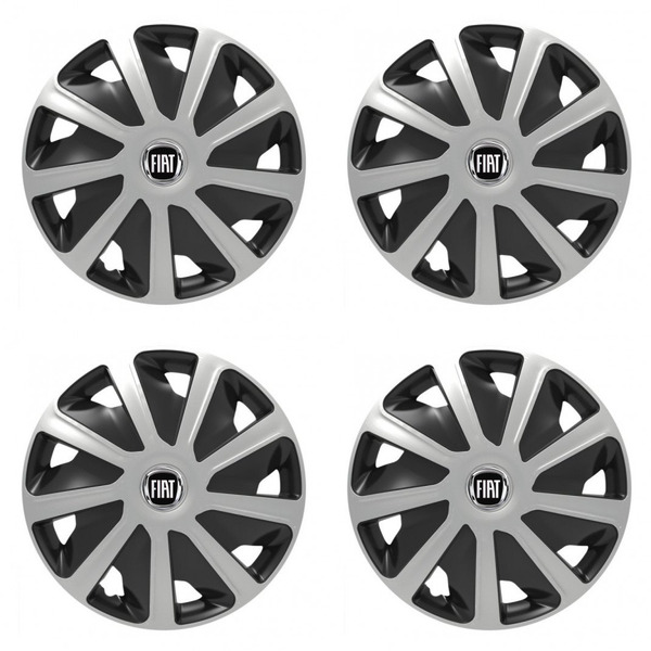 тасове за Fiat (черен) за бусове 15 Craft silver и black