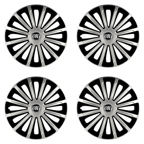 тасове за Fiat (черен) 15 TREND silver и black