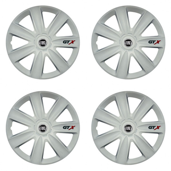тасове за Fiat (черен) 16 GTX carbon white