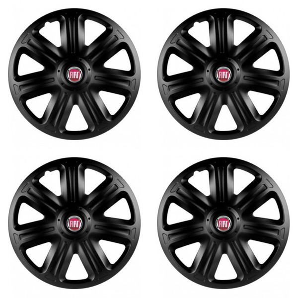 тасове за Fiat (червен) 14 COMFORT BLACK