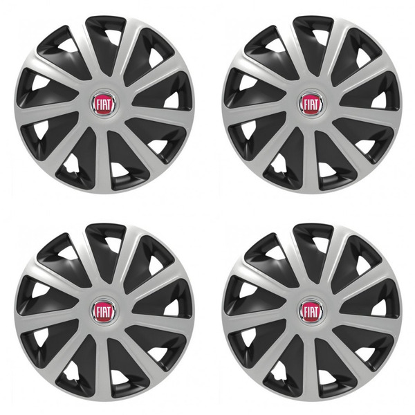 тасове за Fiat (червени) за бусове 16 Craft silver and black