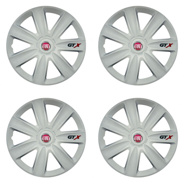 тасове за Fiat (червен) 14 GTX carbon white