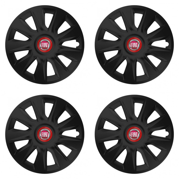 тасове за Fiat (червени) 15 STRATOS RR black