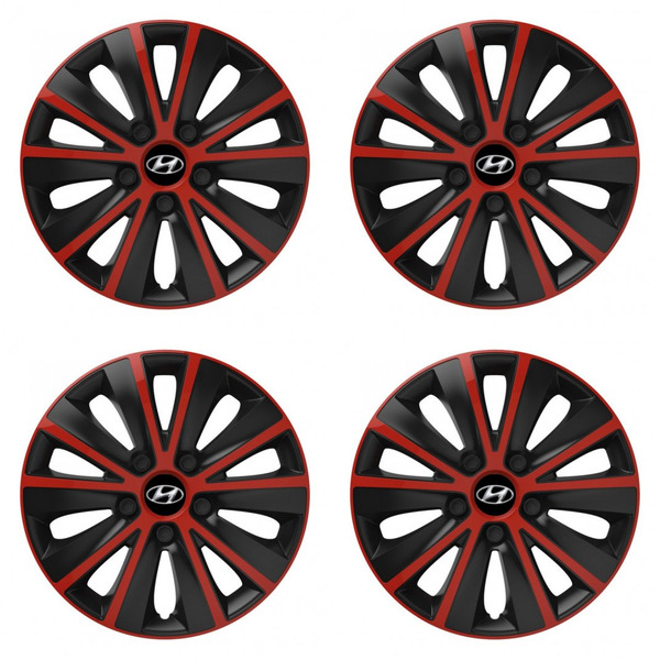 тасове за Hyundai 15 RAPIDE red and black
