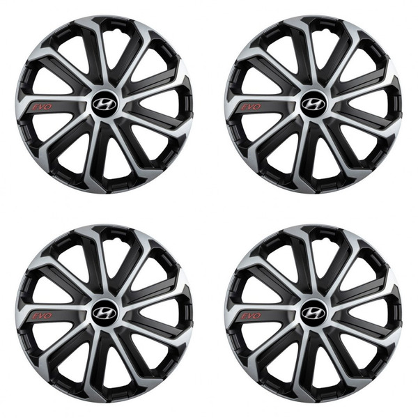 тасове за Hyundai 15 Evo black&silver