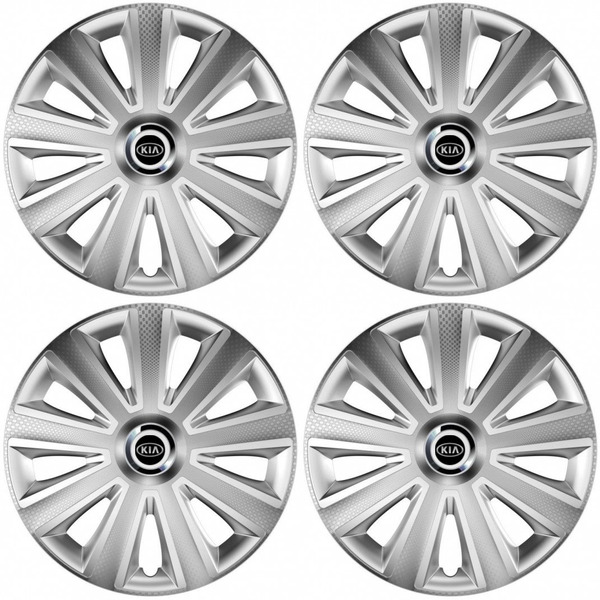 тасове за Kia (старо лого) 14 Aviator carbon RC silver