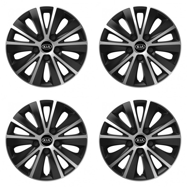 тасове за Kia (старо лого) 15 RAPIDE silver and black
