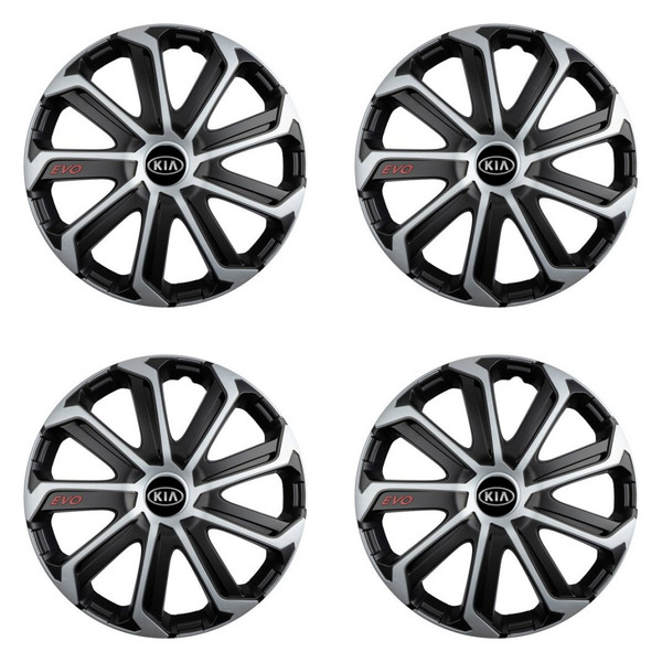 тасове за Kia (старо лого) 16 Evo black&silver