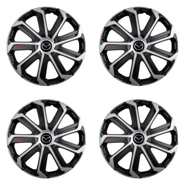 тасове за Mazda 14 Evo black&silver