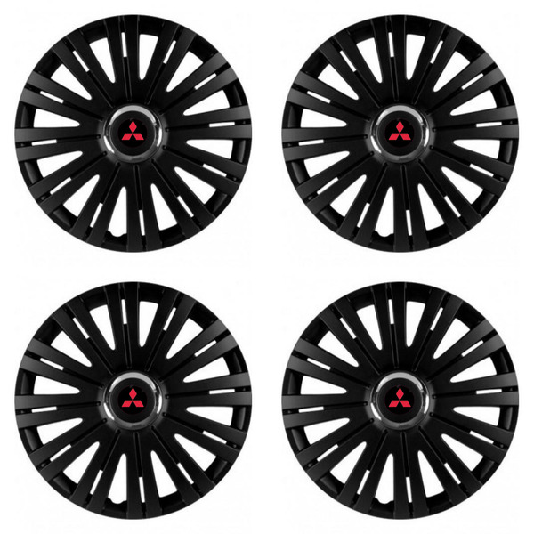 тасове за Mitsubishi (червено) 14 ACTIVE RC BLACK