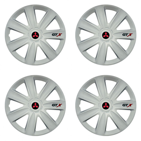 тасове за Mitsubishi (червено) 15 GTX carbon white