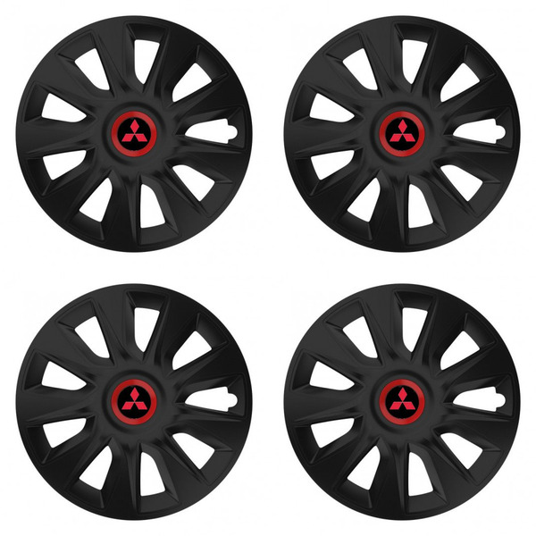 тасове за Mitsubishi (червено) 16 STRATOS RR black