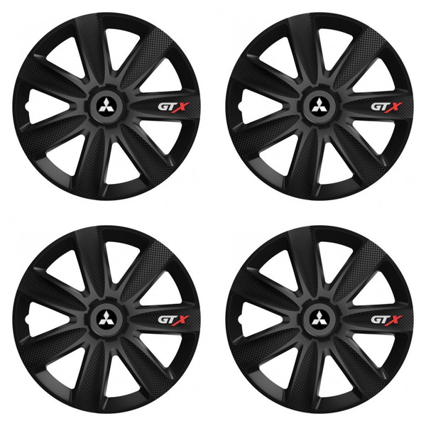 тасове за Mitsubishi (сребърни) 16 GTX CARBON black
