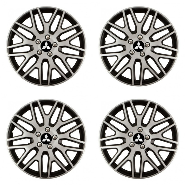 тасове за Mitsubishi (сребристи) 14 Dakar NC silver and black