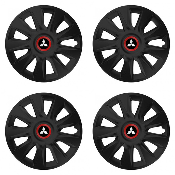 тасове за Mitsubishi (сребърни) 17 STRATOS RR black
