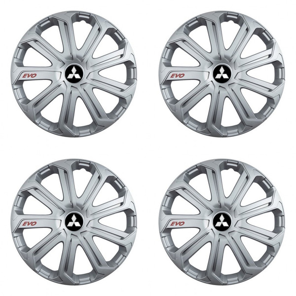 тасове за Mitsubishi (сребристи) 14 Evo silver