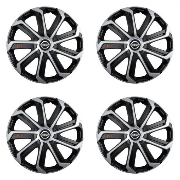 тасове за Nissan 16 Evo black&silver