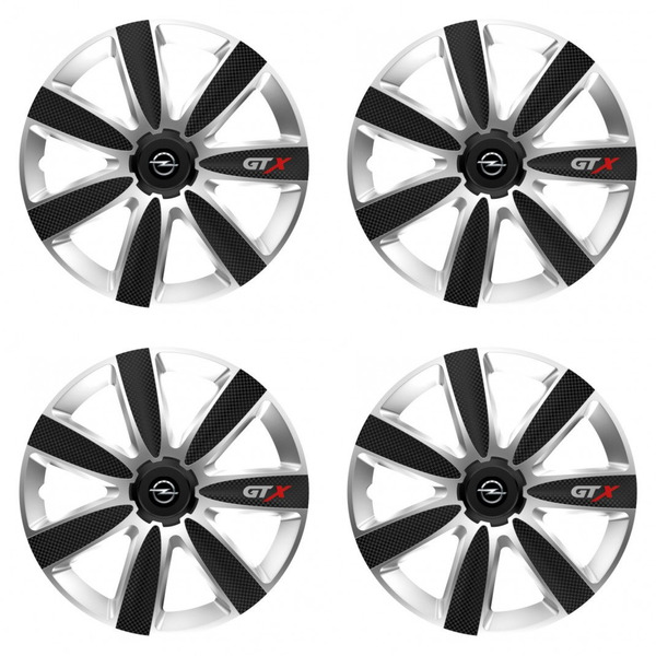тасове за Opel 16 GTX CARBON silver/black