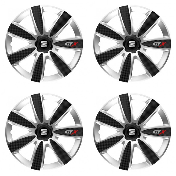 тасове за Seat 14 GTX CARBON silver/black