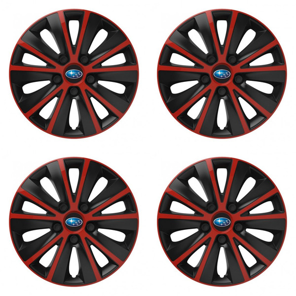 тасове за Subaru 15 RAPIDE red and black