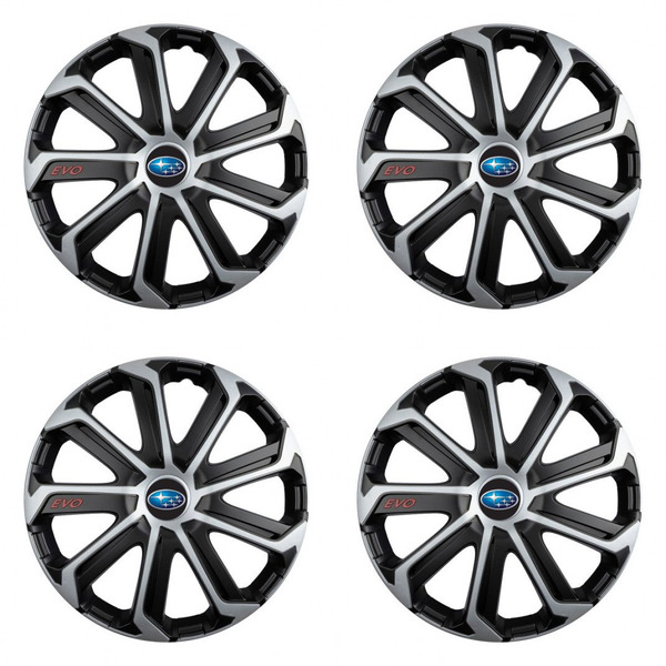 тасове за Subaru 14 Evo black&silver