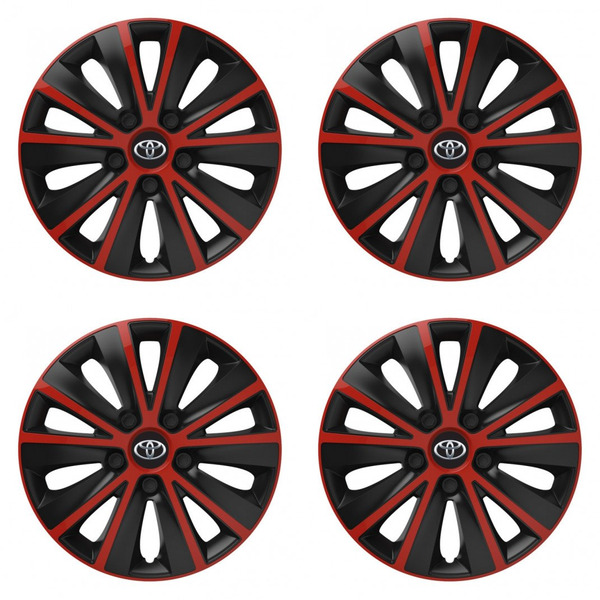 тасове за Toyota 16 RAPIDE red and black