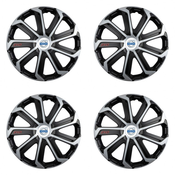 тасове за Volvo (бели) 15 Evo black&silver