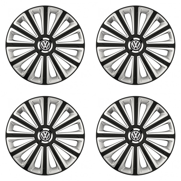 тасове за VW (черни) 14 TREND RC double colour