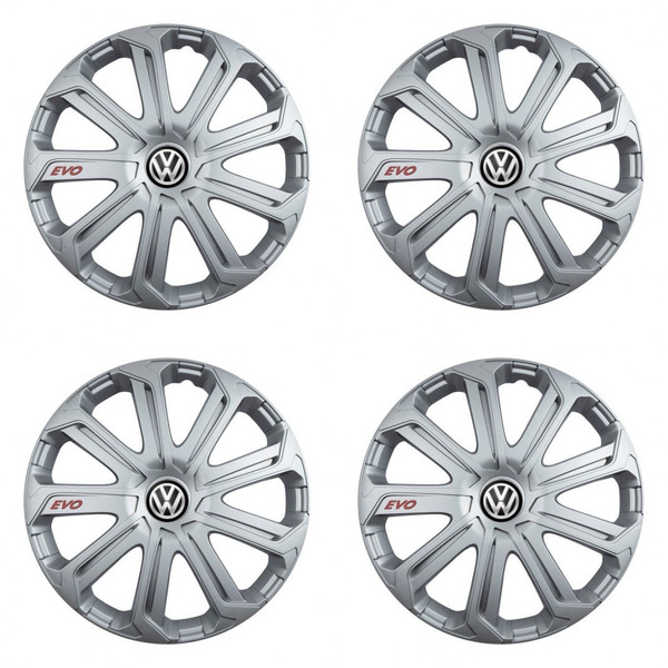 тасове за VW (черни) 15 Evo silver