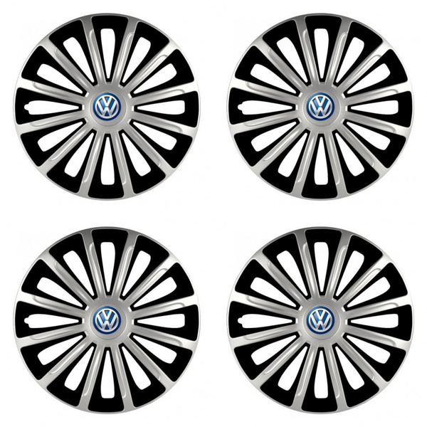 тасове за VW (синьо) 15 TREND silver and black