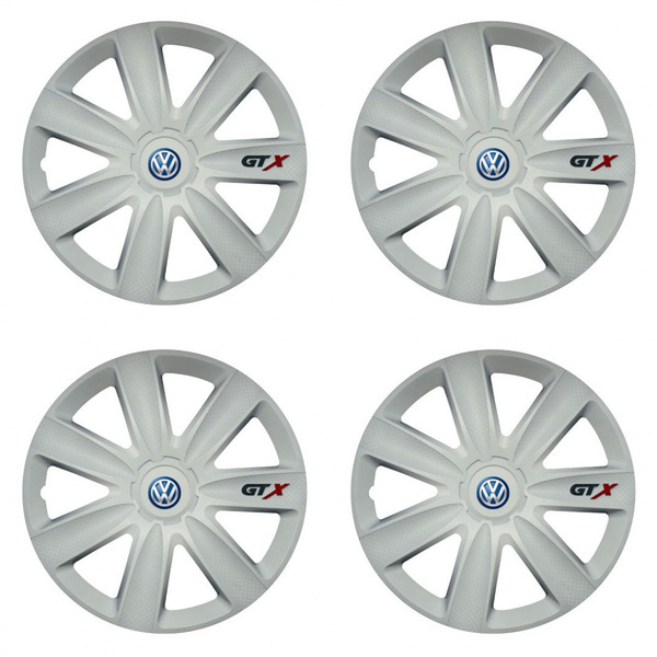 тасове за VW (сини) 17 GTX carbon white