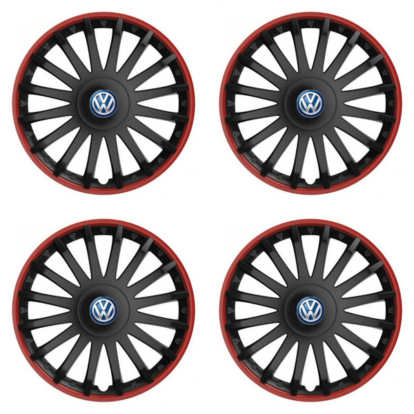 тасове за VW (синьо) 15 CRYSTAL RO black